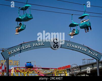 Calgary Stampede 2023 Alberta Foto Stock