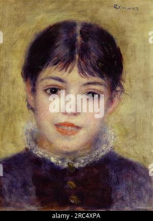 Smiling Young Girl 1878 di Pierre-Auguste Renoir Foto Stock