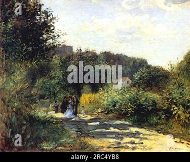 A Road in Louveciennes 1870 di Pierre-Auguste Renoir Foto Stock