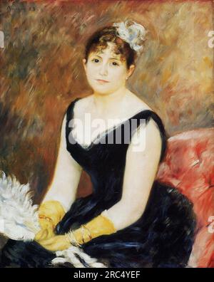 Madame Leon Clapisson (Marie Henriette Valentine Billet) 1883 di Pierre-Auguste Renoir Foto Stock