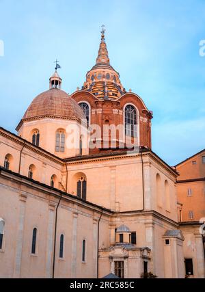 La Cattedrale di San Giovanni Battista è una cattedrale cattolica di Torino, in Piemonte. Dedicato a San Giovanni Battista. Foto Stock