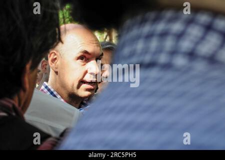 Buenos Aires, Argentina. 7 novembre 2014. Il candidato presidenziale Horacio Rodriguez Larreta.Larreta partecipa alle elezioni primarie contro Patricia Bullrich per definire il partito di opposizione Juntos por el cambio candidato alle elezioni generali di ottobre. (Foto di Patricio Murphy/SOPA Images/Sipa USA) credito: SIPA USA/Alamy Live News Foto Stock