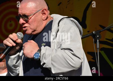 Black Grape in esibizione al festival musicale Bristol Sounds. Bristol, Inghilterra. 24 giugno 2023. Foto Stock