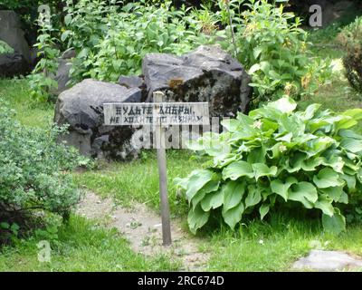 Il giardino botanico principale di Mosca di Tsitsin (russo) è uno dei più grandi giardini botanici d'Europa. Copre un'area di ​​about 3,61 km² Foto Stock