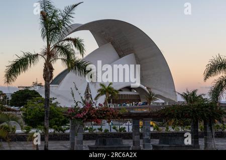 Fantastiche riprese panoramiche scattate a Santa Cruz de Tenerife Foto Stock