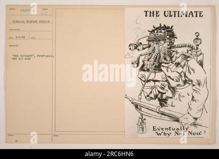 Didascalia: "I soldati del Chemical Warfare Service partecipano a esercitazioni di addestramento durante la prima guerra mondiale L'immagine raffigura soldati che indossano maschere antigas in preparazione a possibili attacchi chimici. Data: 2 aprile 1919. Fonte: Fotografie delle attività militari americane durante la prima guerra mondiale." Foto Stock