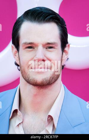 Londra, Regno Unito. Fotografato alla prima europea di Barbie a Cineworld Leicester Square il 12 luglio 2023 . Foto di Julie Edwards. Crediti: JEP Celebrity Photos/Alamy Live News Foto Stock