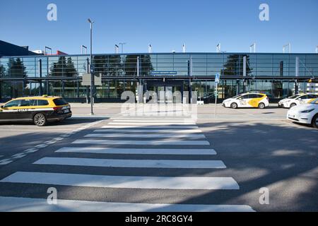 Aeroporto di Oulunsalo a Oulu in Finlandia Foto Stock