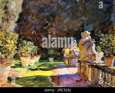 Villa di Marlia: Lucca 1910 di John Singer Sargent Foto Stock