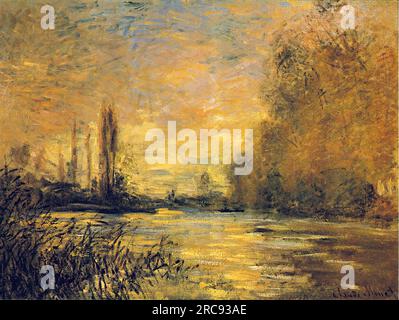 Il piccolo braccio della Senna a Argenteuil Claude Oscar Monet (1840-1926) Foto Stock