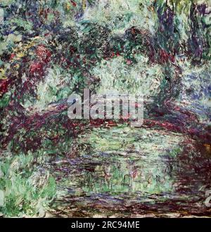 Claude Oscar Monet – il ponte giapponese 2 1918-24 Foto Stock
