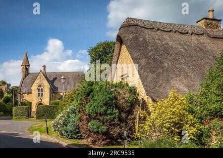 Geografia / viaggi, Gran Bretagna, Gloucestershire, Chipping Campden, Old Houses in Broad Campden, ADDITIONAL-RIGHTS-CLEARANCE-INFO-NOT-AVAILABLE Foto Stock