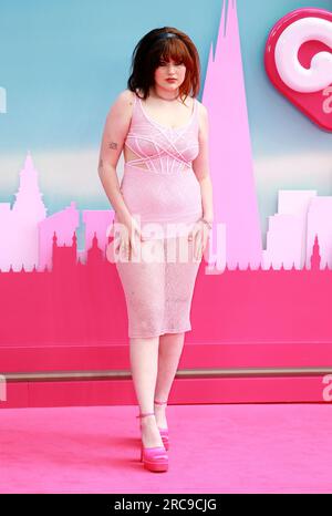 Londra, Regno Unito. 12 luglio 2023. Gayle partecipa alla "Barbie" European Premiere al Cineworld Leicester Square di Londra. Credito: SOPA Images Limited/Alamy Live News Foto Stock