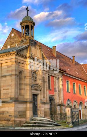 Schloss in Schwaigern im Kraichgau, Landkreis Heilbronn, Baden-Württemberg; Süddeutschland, Deutschland, Europa. Foto Stock