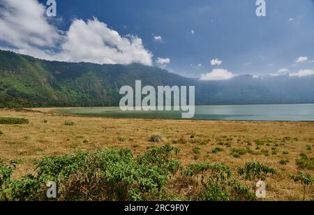 Lago Empakaai, Ngorongoro Conservation Area, Tansania, Afrika |Lago Empakaai, Ngorongoro Conservation Area, Tanzania, Africa| Foto Stock