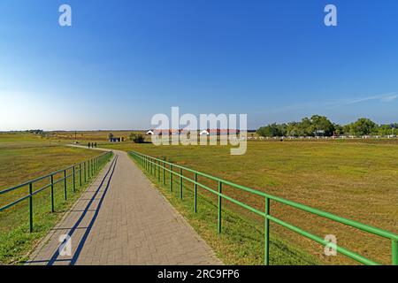 Puszta, Parco Hortobágyi Nemzeti, Parco Nazionale Foto Stock