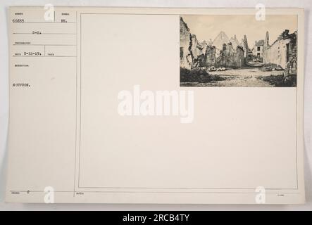 Personale militare americano che conduce un esercizio di addestramento durante la prima guerra mondiale. I soldati possono essere visti impegnati in attività fisica, probabilmente preparandosi per il combattimento. Questa fotografia evidenzia la dedizione e la preparazione dell'esercito americano durante la guerra. Foto Stock