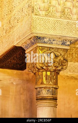 Palazzo dell'Alhambra, Granada, Andalusia, Spagna Foto Stock