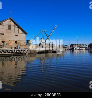 Sunnana Hamn, piccolo porto a Mellerud, Svezia Foto Stock