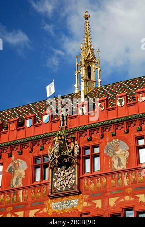 Municipio, Basilea, Svizzera Foto Stock