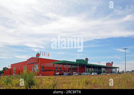 Globus DIY market Berlino Foto Stock