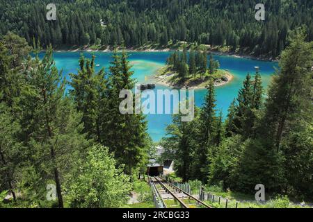 Esclusivo lago Cauma, Svizzera Foto Stock