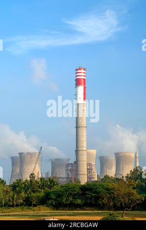 Centrale termica II di Neyveli lignite Corporation Limited NLC a Neyveli, Tamil Nadu, India meridionale, India, Asia Foto Stock