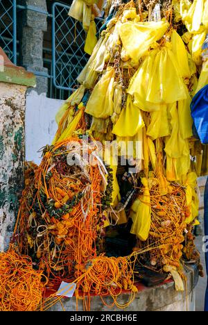 Rahu Raaghu Tirunageswaram tempio Naganathar per il nodo ascendente della luna rahu a Thirunageshwaram vicino a Kumbakonam, Tamil Nadu, India meridionale Foto Stock