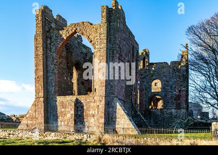 Immagini panoramiche del castello scattate durante il mio viaggio in Scozia Foto Stock