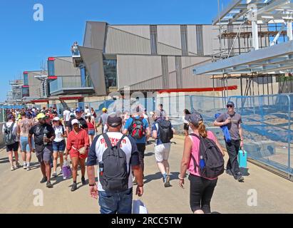 Lo sviluppo Escapade - possiede un pezzo del circuito di Silverstone - 2 milioni di case a bordo pista Foto Stock
