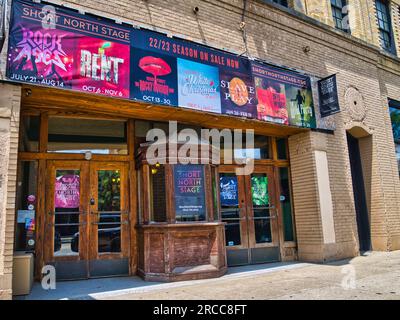 Originariamente un vaudeville e un emporio cinematografico, il Garden Theatre a Short North vicino al centro di Columbus Ohio. Foto Stock