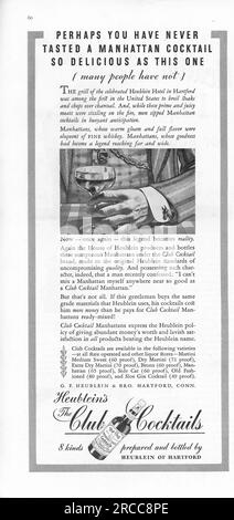 Vintage Time Magazine 24 agosto 1936 Issue Advert, USA Foto Stock