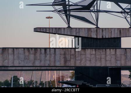 Monumenti a Pracinhas a Rio de Janeiro, Brasile - 3 giugno 2023: Monumento in onore dei soldati uccisi nella seconda guerra mondiale a Rio de Janeiro. Foto Stock