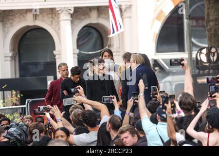 Londra, Regno Unito. 13 luglio 2023. Cillian Murphy ha assistito alla prima britannica di "Oppenheimer" all'Odeon Luxe Leicester Square a Londra. Credito: SOPA Images Limited/Alamy Live News Foto Stock