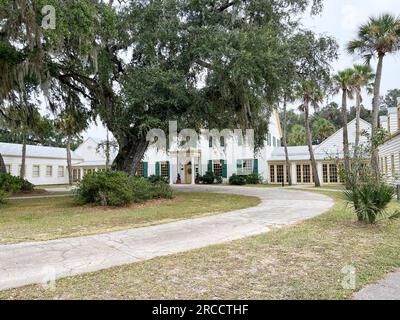 Jacksonville, Florida USA - 27 ottobre 2022: The Ribault Club presso il Timucuan Ecological National Park di Jacksonville, Florida USA. Foto Stock