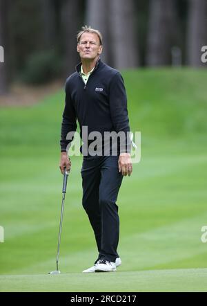 Teddy Sheringham nel primo giorno delle Aramco Team Series 2023 al Centurion Club, Hertfordshire. Data immagine: Venerdì 14 luglio 2023. Foto Stock