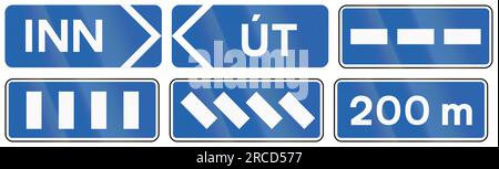 Ingresso alla zona in Islanda. Foto Stock