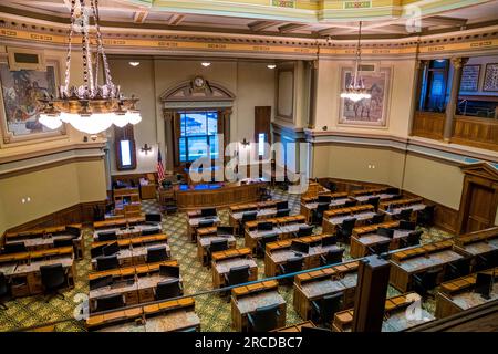 Il centro amministrativo di Cheyenne, Wyoming Foto Stock