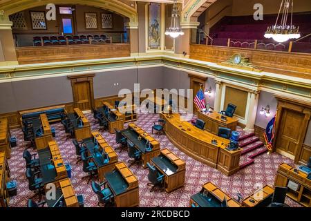 Il centro amministrativo di Cheyenne, Wyoming Foto Stock