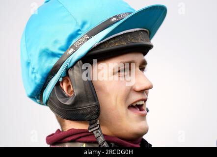 Foto del fascicolo datata 28-01-2022 di Jockey Dylan Kitts che ha avuto la sua licenza sospesa con effetto immediato a seguito di un'udienza formale davanti al tribunale della British Horseracing Authority. Data di emissione: Venerdì 14 luglio 2023. Foto Stock