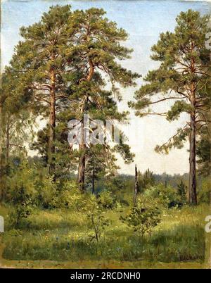 Bordo della pineta di Ivan Shishkin Foto Stock