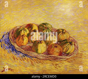 Natura morta con cesto di mele 1887; Parigi, Francia di Vincent van Gogh Foto Stock