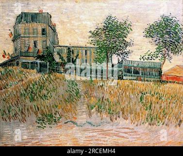 The Restaurant de la Sirene at Asnieres 1887; Parigi, Francia di Vincent van Gogh Foto Stock