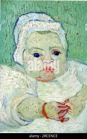 The Baby Marcelle Roulin 1888; Arles, Bouches-du-Rhône, Francia di Vincent van Gogh Foto Stock