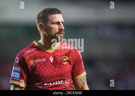 St Helens, Inghilterra - 13 luglio 2023 - Micky McIlorum dei draghi catalani. Betfred Super League, St. Helens vs Catalan Dragons al Totally Wicked Stadium, St. Helens, Regno Unito Foto Stock