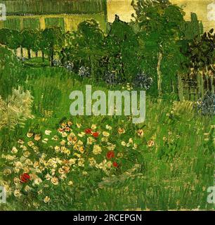 Daubigny's Garden 1890; Auvers-sur-oise, Francia di Vincent van Gogh Foto Stock