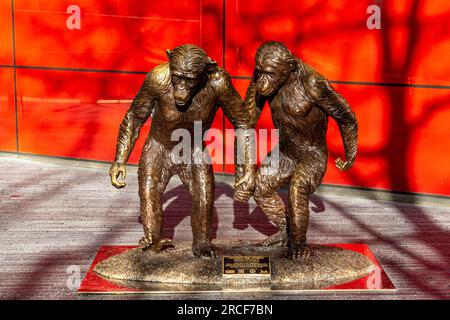 Riprese mozzafiato della statua scattate durante il mio viaggio Foto Stock