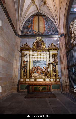 Cappella della Pietà (la Piedad) presso la Cattedrale di Segovia - Segovia, Spagna Foto Stock