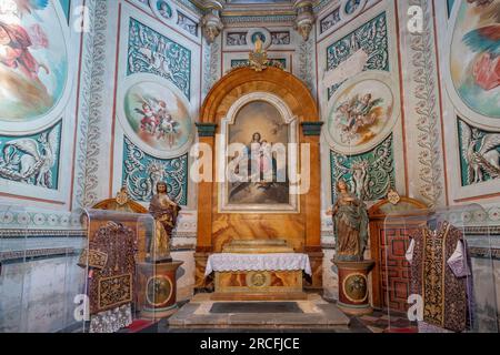 Cappella della Madonna del Rosario (Nuestra Senora del Rosario) presso la Cattedrale di Segovia - Segovia, Spagna Foto Stock