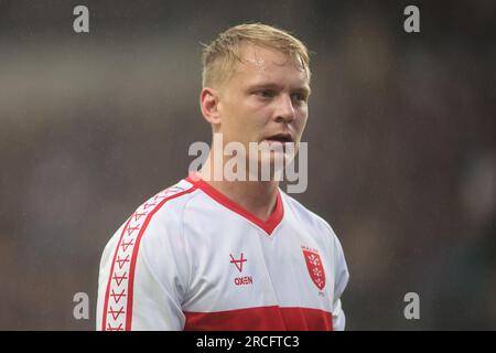 Leeds, Regno Unito. 14 luglio 2023. Headingley Stadium, Leeds, West Yorkshire, 14 luglio 2023 Betfred Super League Leeds Rhinos contro Hull KR Brad Schneider di Hull KR Credit: Touchlinepics/Alamy Live News Foto Stock